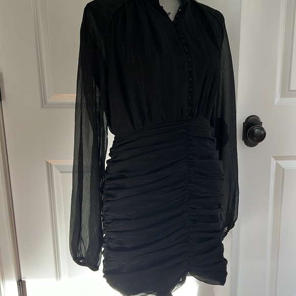 NWT House of Harlow 1960 Ruched Mini Dress - Picture 8 of 12